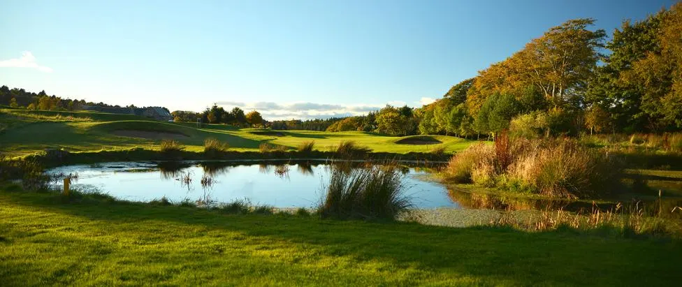 The 9th hole pond at Craibstone