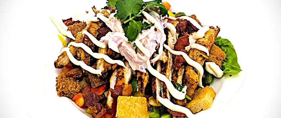 Chicken salad at the Brimmond Bistro
