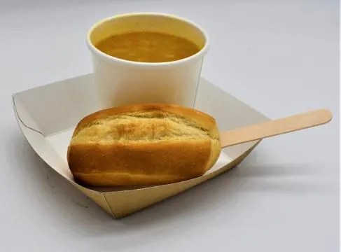 Takeaway lentil soup