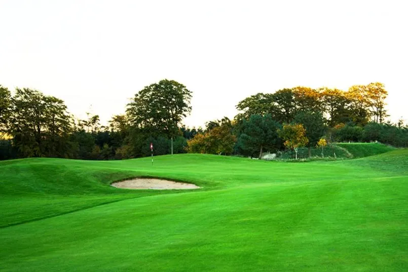 A bunker guarding a Craibstone green
